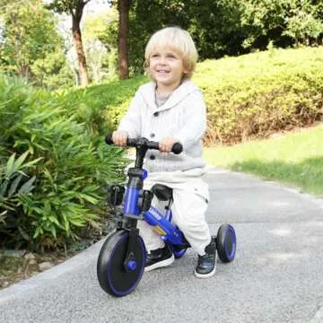 Elantrip Balance Bike for 1-3 Year Olds - 5 in 1 Fun