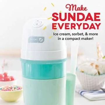 DASH My Pint Electric Ice Cream & Mini Waffle Maker