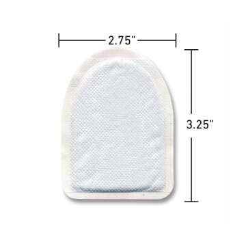 GRABBER WARMERS Big Pack Adhesive Toe Warmers, 8 Pairs,Tan,TWES8DISPLAYUSA