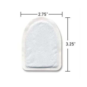 GRABBER WARMERS Big Pack Adhesive Toe Warmers, 8 Pairs,Tan,TWES8DISPLAYUSA