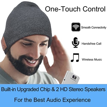 Bluetooth Beanie Headphones for Christmas Gift