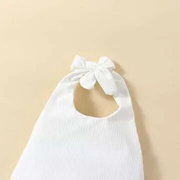 Chic Toddler Girls Outfit Set with Halterneck Design