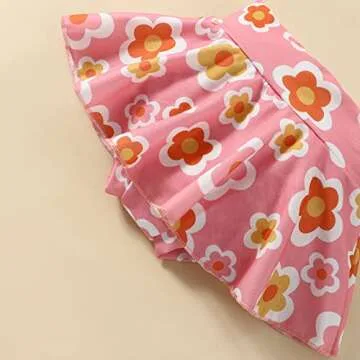 Chic Toddler Girls Outfit Set with Halterneck Design