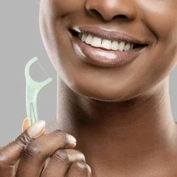 Plackers Micro Mint Dental Flossers, Fold-Out Toothpick, Super Tuffloss, Easy Storage with Sure-Zip Seal, Fresh Mint Flavor, 750 Count (Pack of 5)