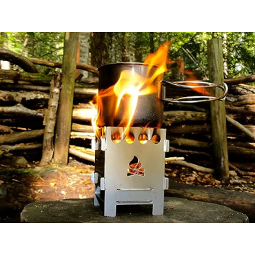 Bushbox Outdoor Pocket Stove Set for Camping Cooking