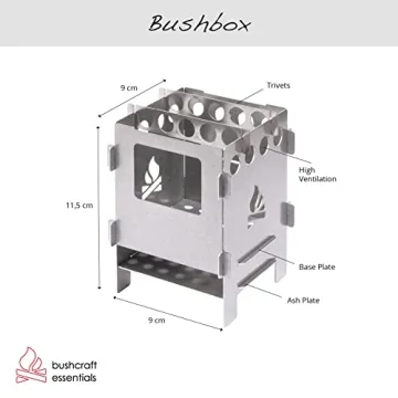 Bushbox Outdoor Pocket Stove Set for Camping Cooking