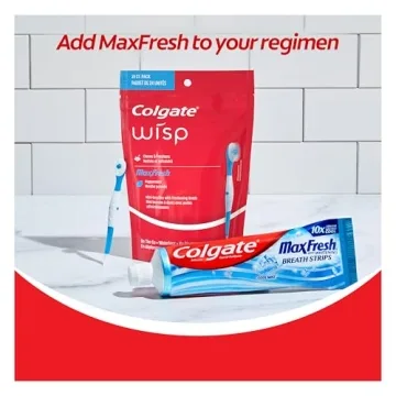 Colgate Max Fresh Wisp Mini Travel Toothbrushes, 24 Count