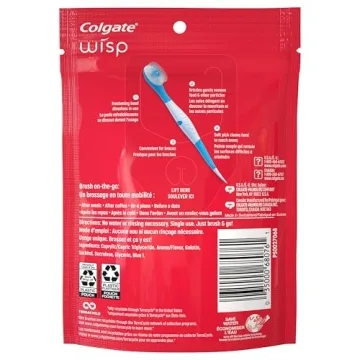 Colgate Max Fresh Wisp Mini Travel Toothbrushes, 24 Count