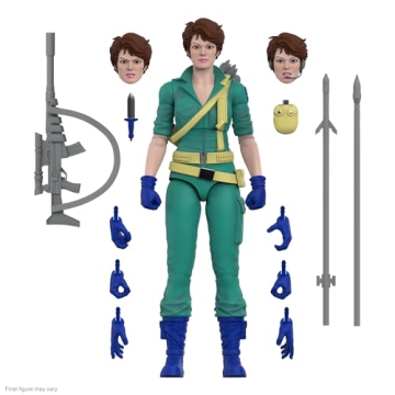 Super7 ULTIMATES! G.I. Joe Lady Jaye (Teal) - 7" G.I. Joe Action Figure with Accessories Classic Car...