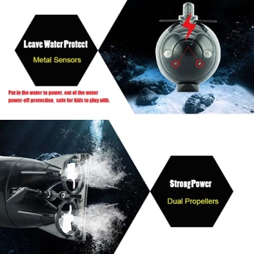 Jujuism Mini RC Submarine - Waterproof Fun for All Ages