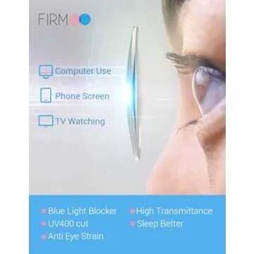 Firmoo Cat Eye Blue Light Blocking Glasses, Anti Eyestrain Anti Headache, Cateye Women Computer Eyeglasses Tortoise Eyewear Frame