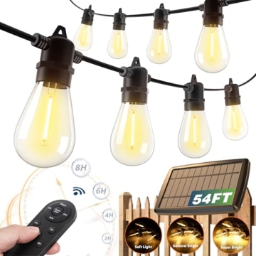 Addlon Solar String Lights with USB & Remote Control