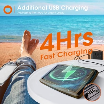 Addlon Solar String Lights with USB & Remote Control