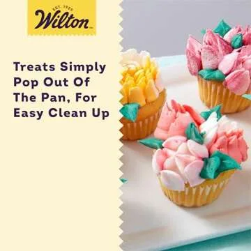 Wilton Mini Baking Cups - Use Mini Baking Liners for Baking Cupcakes or Muffins, Ideal for Holiday Candy and Nuts Too, White, 1.25-Inch Diameter, 350-Count