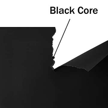 Black Cardstock 12x12-100 Sheets Black Card Stock Paper, Goefun 80lb Black Core 12x12 Cardstock for Cricut, Card Making, Crafting, Scrapbook, Photo Albums, Halloween