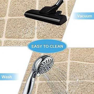 Niubya Premium Cat Litter Mat, Litter Box Mat with Non-slip and Waterproof Backing, Litter Trapping Mat Soft on Kitty Paws and Easy to Clean, Cat Mat Traps Litter from Box