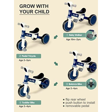 LOL-FUN Baby Balance Bike Toy for Toddlers Gift