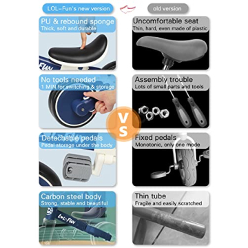 LOL-FUN Baby Balance Bike Toy for Toddlers Gift