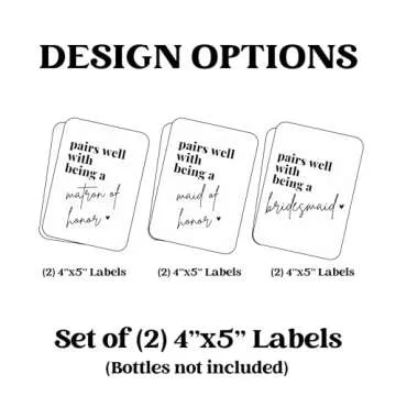 Pairs well with being my Bridesmaid, Maid of Honor, Bridesmaid Proposal Wine Label, Maid of Honor Proposal Wine Labels, Matron of Honor Proposal, Bridesmaid Gift (Maid of Honor)