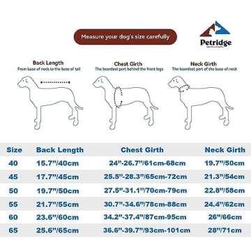 Petridge Dog Four-Legged Rain Jacket Raincoat Waterproof Windproof Coat for Medium Large Dogs Adjustable Waterproof Dog Rain Coat Reflective Rim(Back Length 55CM Yellow)