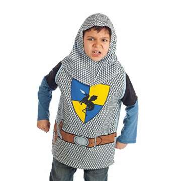 IQ Toys Boys and Girls Costumes Dress Up costumes play Set - 11 Pc Pretend Set for Kids Comes with C...