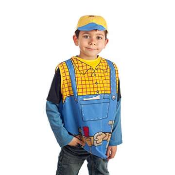 IQ Toys Boys and Girls Costumes Dress Up costumes play Set - 11 Pc Pretend Set for Kids Comes with Car Racer, Knight, Cowboy, Construction Worker, and Pirate Costume