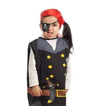 IQ Toys Boys and Girls Costumes Dress Up costumes play Set - 11 Pc Pretend Set for Kids Comes with Car Racer, Knight, Cowboy, Construction Worker, and Pirate Costume