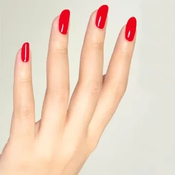 DND Gel Polish Set - Ferrari Red Gel & Lacquer Duo