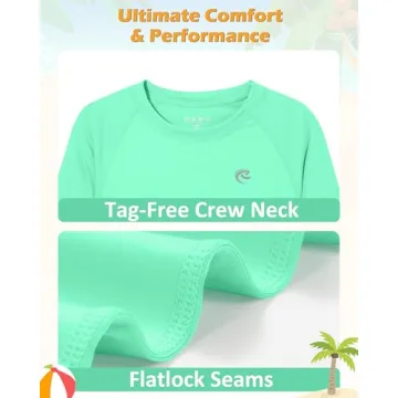 Boys UPF 50+ Swim Shirt – UV Protection & Comfort