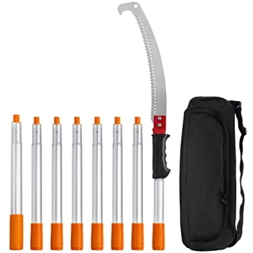 VEVOR Manual Pole Saw - Extendable Tree Pruner for High Branches