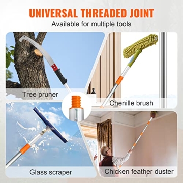 VEVOR Manual Pole Saw for Easy Tree Trimming