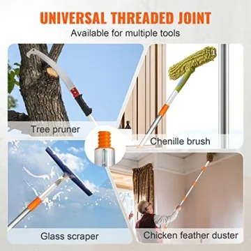 VEVOR Manual Pole Saw for Easy Tree Trimming