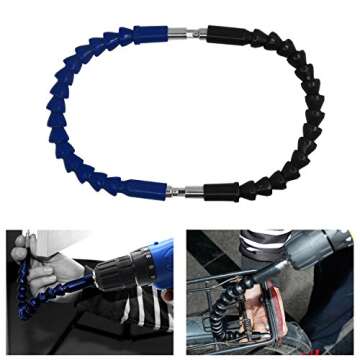 4 Pcs Flexible Drill Bit Extensions for Tight Spaces