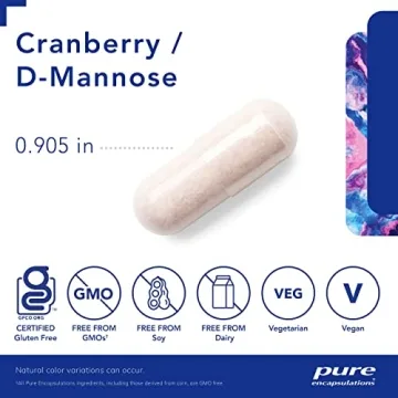 Pure Encapsulations Cranberry D-Mannose for Urinary Health
