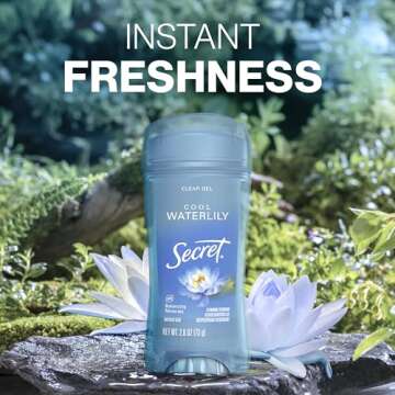 Secret Fresh Deodorant for Women, 72HR Odor Control