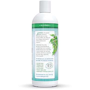 Auromere Ayurvedic Shampoo, Aloe Vera Neem - Vegan, Cruelty Free, Non-GMO, Natural, Gluten Free, Sul...