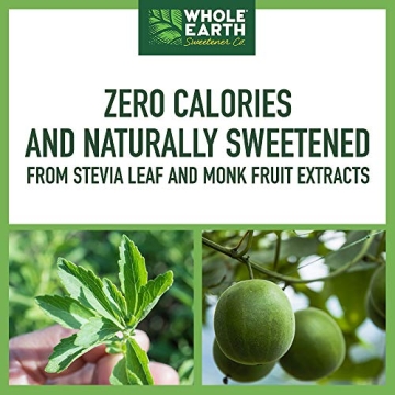 Whole Earth Stevia Monk Fruit Sweetener 9.8oz Best Sugar Alternative