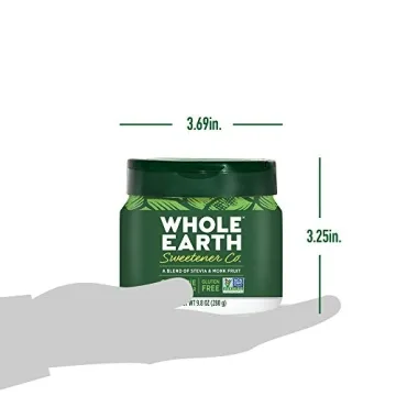 Whole Earth Stevia Monk Fruit Sweetener 9.8oz Best Sugar Alternative