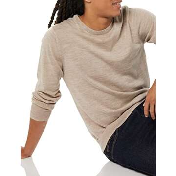 Goodthreads Men's Merino Wool Crewneck Sweater