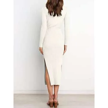 Elegant ANRABESS Long Sleeve Sweater Dress for All Occasions