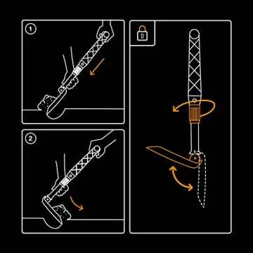 Fiskars Folding Spade for Campers and Mountaineers, Can Also be Used as Shovel and Pickaxe, with Canvas Bag, Length (Unfolded): 59 cm, Hardened Boron Steel, Black, 1000621
