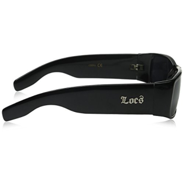 Stylish LOCS Sunglasses Hardcore Black 0103 for Versatile Looks