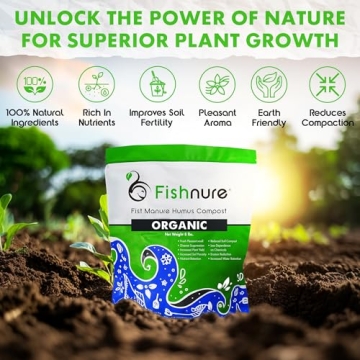 Fishnure Humus Fish Compost Fertilizer for Healthy Plants