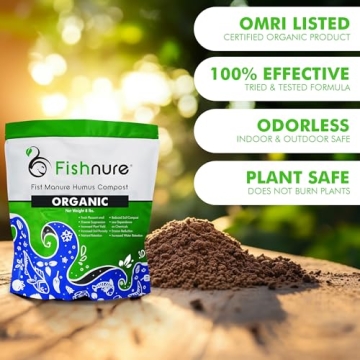 Fishnure Humus Fish Compost Fertilizer for Healthy Plants