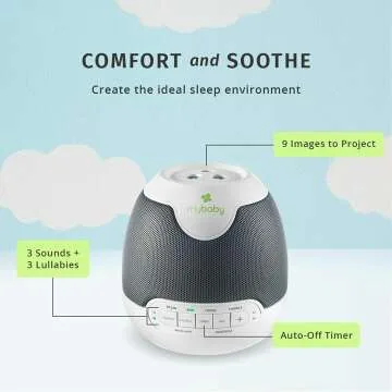 MyBaby SoundSpa Lullaby Projection Sound Machine