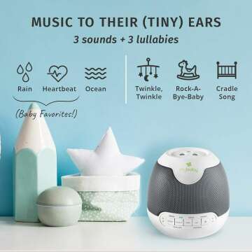 MyBaby SoundSpa Lullaby Projection Sound Machine