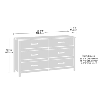Sauder Cannery Bridge Dresser - Stylish Oak Storage Solution