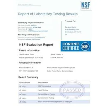 Psyllium Husk Capsules 1450mg for Digestive Support