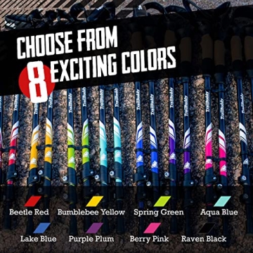 TrailBuddy Lightweight Collapsible Trekking Poles for Hiking