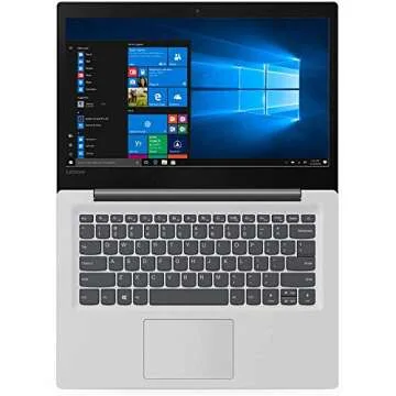 Lenovo IdeaPad 130S-14IGM 14 Notebook, Intel Celeron N4000, 4GB RAM, 64GB Flash Memory, Windows 10 Home (81KU000FUS) (Renewed)